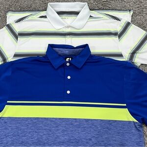 Nike Footjoy Golf Polo Shirts Men’s XL Lot Of 2 Tour Performance Pickleball